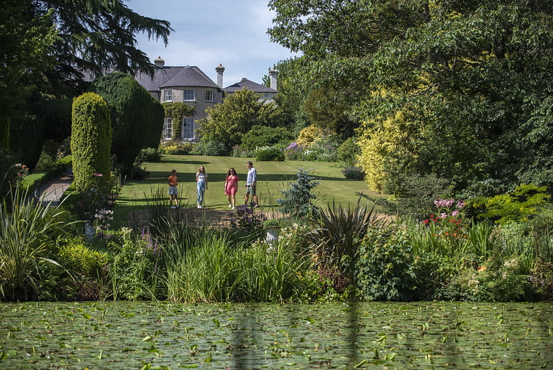 Views of Altamont Gardens from the lake