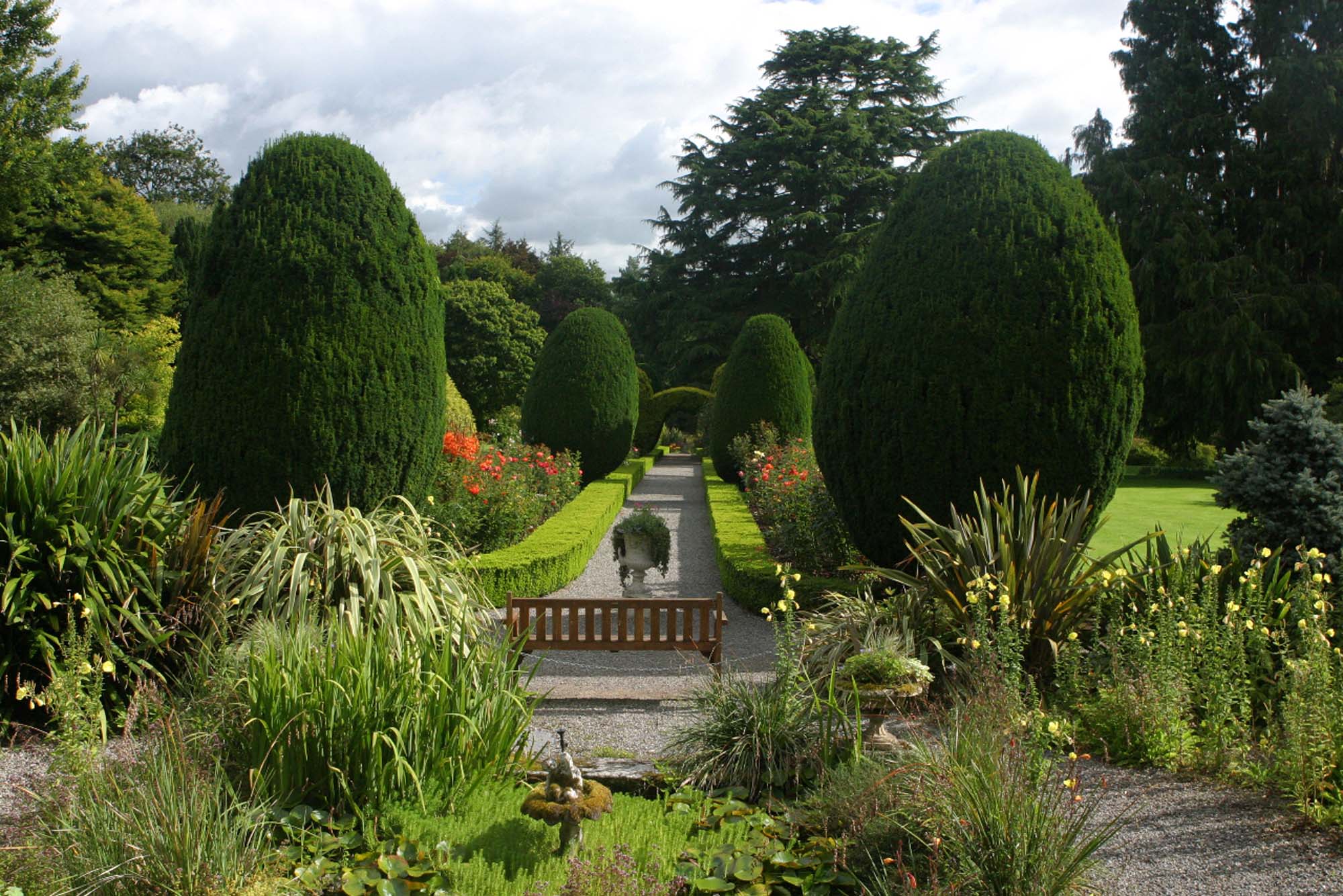 Altamont Gardens - central path