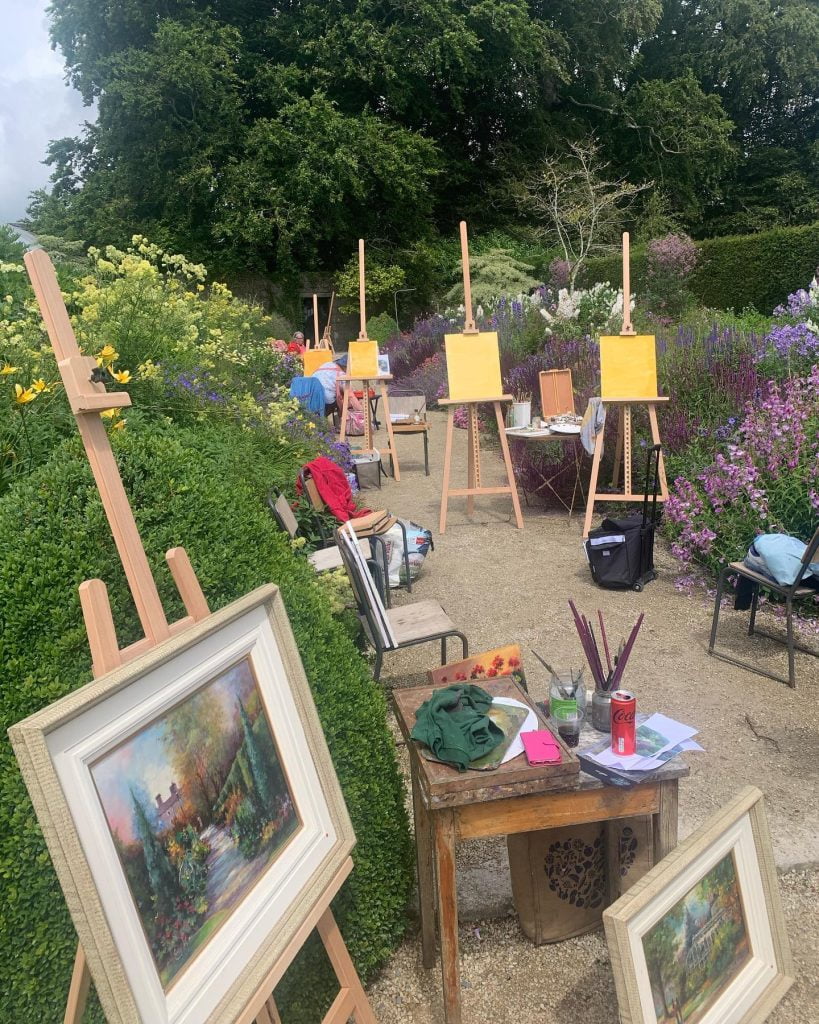 Altamont Plant Sales - Painting in the Garden