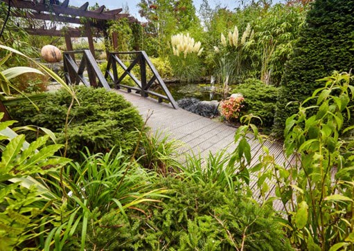 Entrance to Five Senses Garden