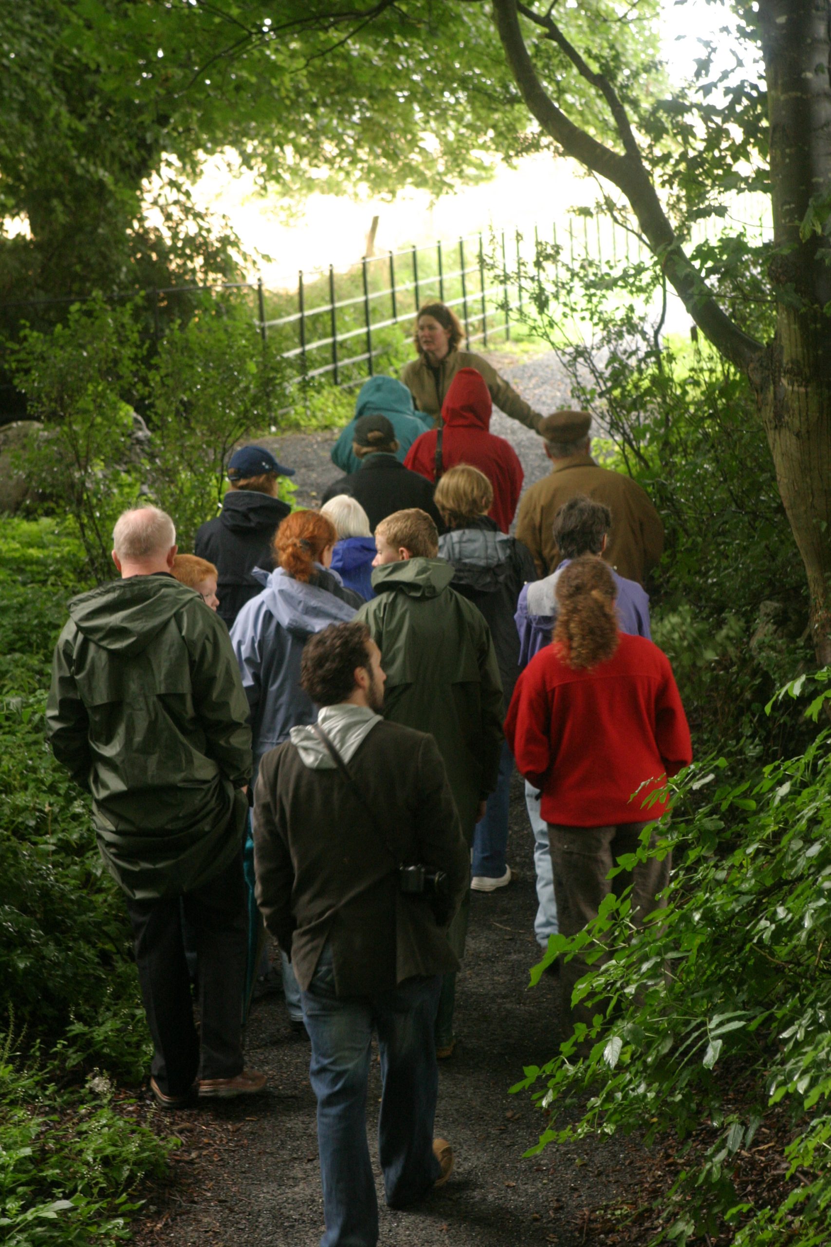 Tour guide at Duckett's Grove