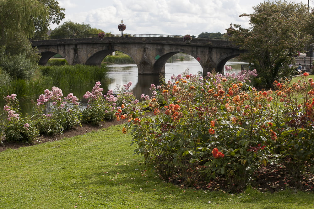 The Garden of Remembrance in the village of Leighlinbridge