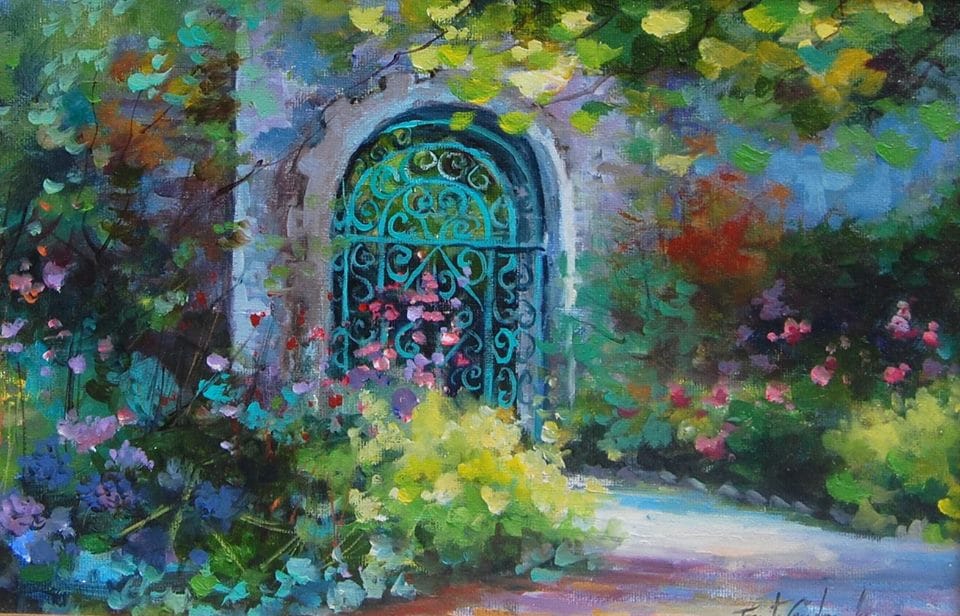 Art Exhibition by Jacinta Crowley Long during the Carlow Garden Festival