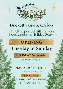 Gifts for All – Duckett’s Grove new poster 2025